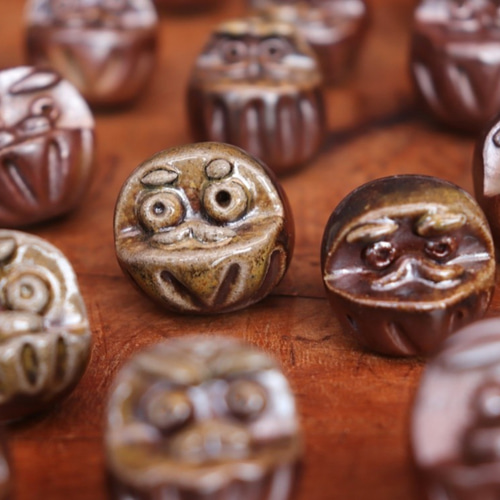 備前玉(だるま)3個入り i-099 その他キッチン小物 宗兵衛窯 古川宗之輔