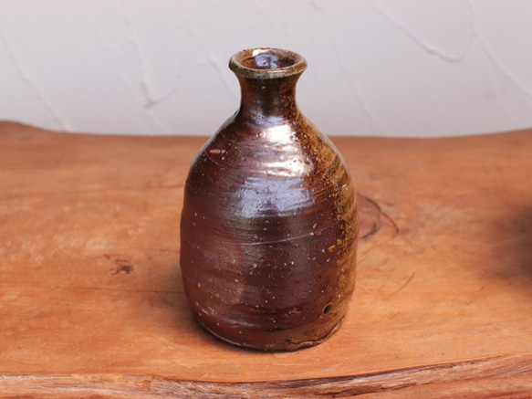一套Bizen陶器清酒和清酒瓶冷卻器t-072 第4張的照片