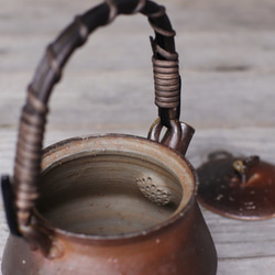 備前陶瓷茶壺木柴k1-049 第5張的照片