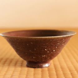 備前焼　茶碗 (桐箱付き)　ty-004 1枚目の画像
