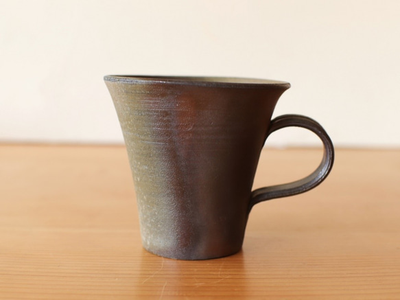 備前焼 コーヒーカップ(大)　c5-078 2枚目の画像