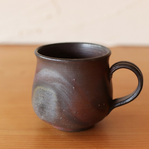 【2417】カップ…備前焼 備前焼作家 高木純 ストレートマグカップ 150ml 2カラー