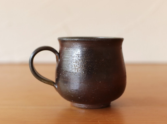 備前焼 コーヒーカップ(中)　c2-176 2枚目の画像