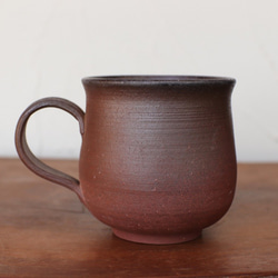 備前焼 コーヒーカップ(大)　c8-071 2枚目の画像