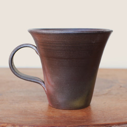 Bizen ware咖啡杯（大）c5-082 第2張的照片