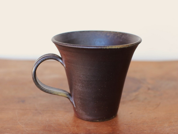 Bizen ware咖啡杯（大）c5-083 第1張的照片