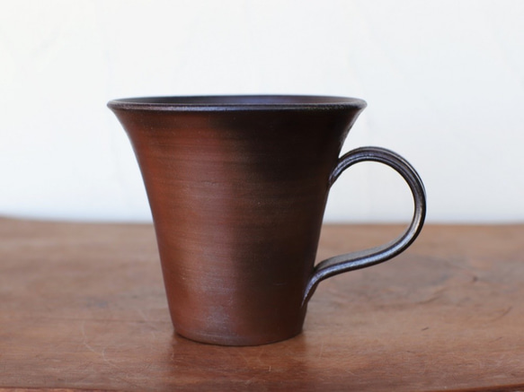 Bizen ware咖啡杯（大）c5-083 第2張的照片