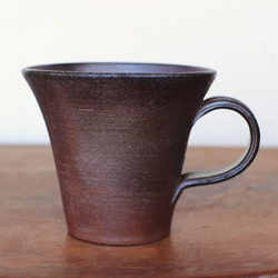 Bizen ware咖啡杯（中號）c1-072 第2張的照片