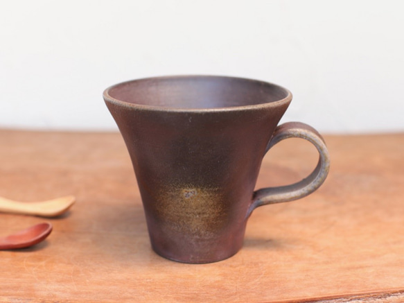 Bizen ware咖啡杯（中號）C1-081 第1張的照片