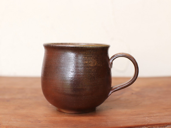 Bizen ware咖啡杯（中號）C2-186 第2張的照片