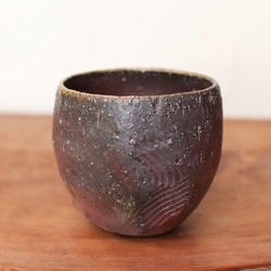 Bizen Ware Free杯子（中號），Wave F1-072 第1張的照片