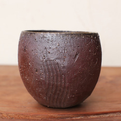 Bizen Ware Free杯子（中號），Wave F1-072 第2張的照片