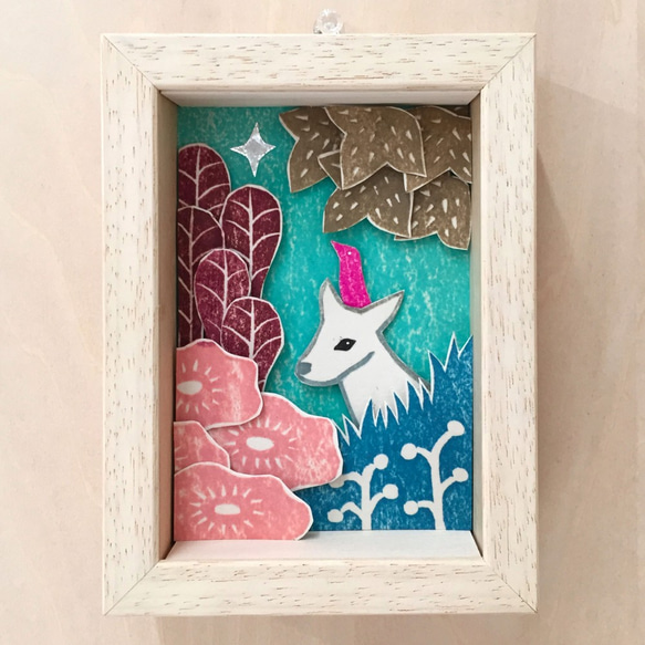 立体版画「星を見る」 1枚目の画像