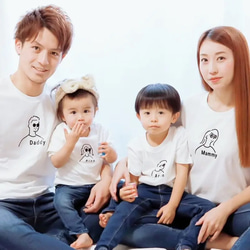 名入れTシャツ　ファミリーデザイン　お洒落サングラス　家族写真　ウェディング　出産祝い　マタニティーフォト　敬老の日 7枚目の画像