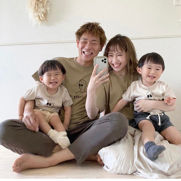名入れTシャツ　お洒落サングラス　ファミリーフォト　ウェディング　出産祝い　マタニティーフォト　バースデーフォト 5枚目の画像