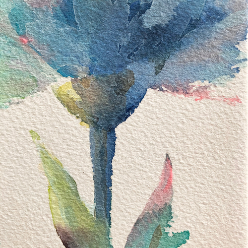 ☆小さな原画パネルアート☆水彩画（花） 絵画 miraclepocket 通販