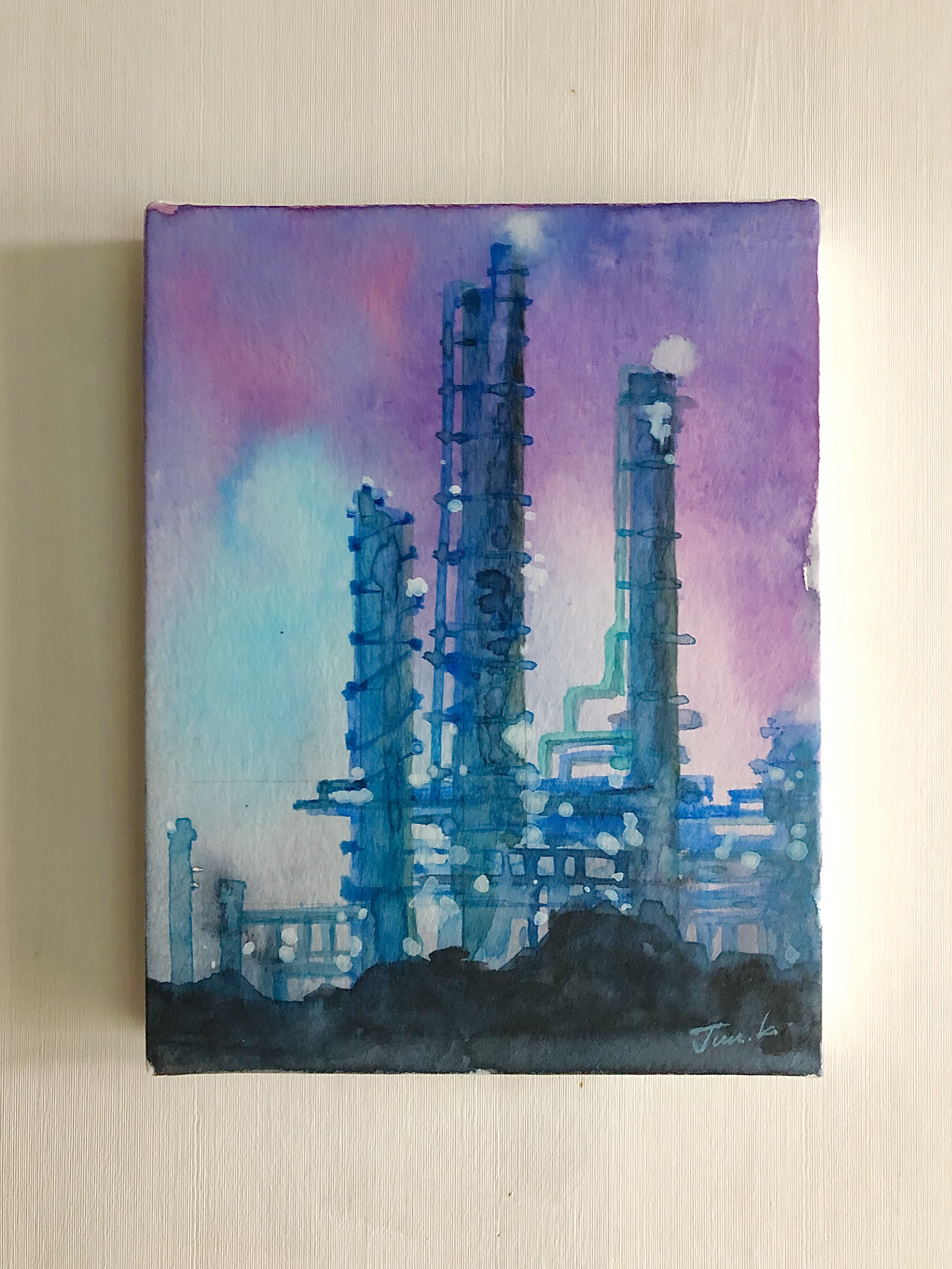 小さな水彩画。 小さな水彩画。
