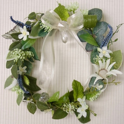 幸せの青い鳥リース プリザーブドフラワー ZILL 通販 3070485