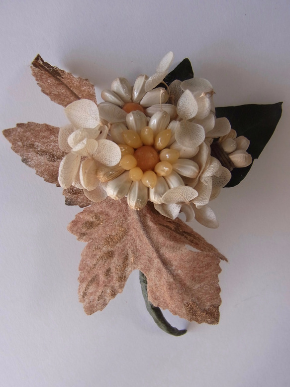 種の花コサージュ（サフラワー） 1枚目の画像