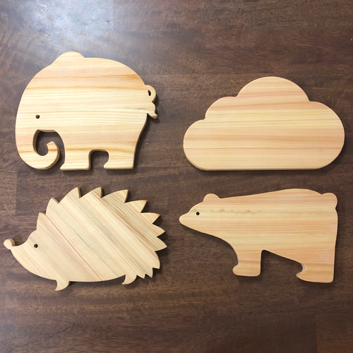 ki o e さん　くまのカッティングボード クマのカッティングボード まな板・カッティングボード muc 通販