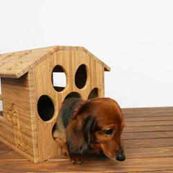 【1点限り】ドッグハウス/ペットハウス/室内用犬小屋 2枚目の画像