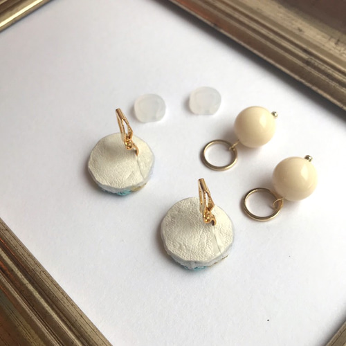 ハンドメイドピアス 2点 ハンドメイド ピアス 2点セット(No.52) - メルカリ