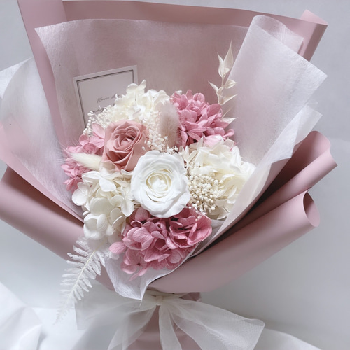 再販×3 ボリュームUP！ピンク系 ♡ローズシリーズ♡ ラッピングブーケ