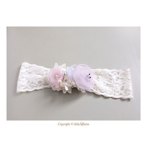 ［手作］糖果色花花 Baby Hairband 第1張的照片