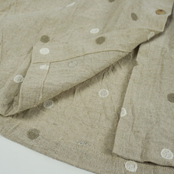 羽織もの レディース 羽織り コート 麻 リネン ナチュラル 大人可愛い シンプル 大きいサイズ 春 夏 プラワン 7枚目の画像