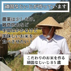 旨さ凝縮・希少な天日干し米　令和2年産・新米・飛騨こしひかり『じいじのお米・天日干し米』6ｋｇ入り　精米無料サービス有り 6枚目の画像