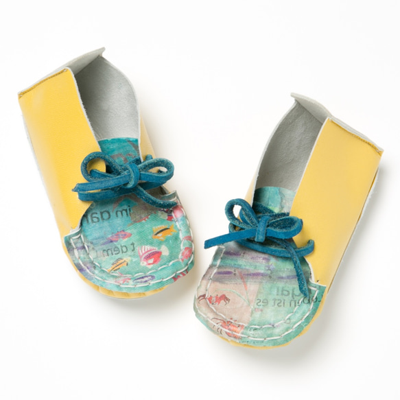 ::售罄:: Time Capsule BOX /嬰兒鞋（海洋） 第1張的照片