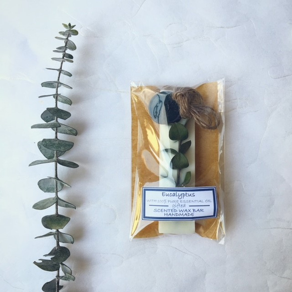 アロマワックスバー ～ 香る蝋板 ～ - Eucalyptus ユーカリ - 4枚目の画像