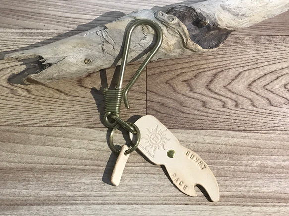 tettetetsuo様専真鍮 スナップフックA-BIG キーリング × 12 真鍮