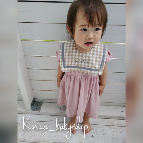 お洒落なつけ襟スタイ 男の子も女の子も出産祝いにも♪ スタイ ビブ