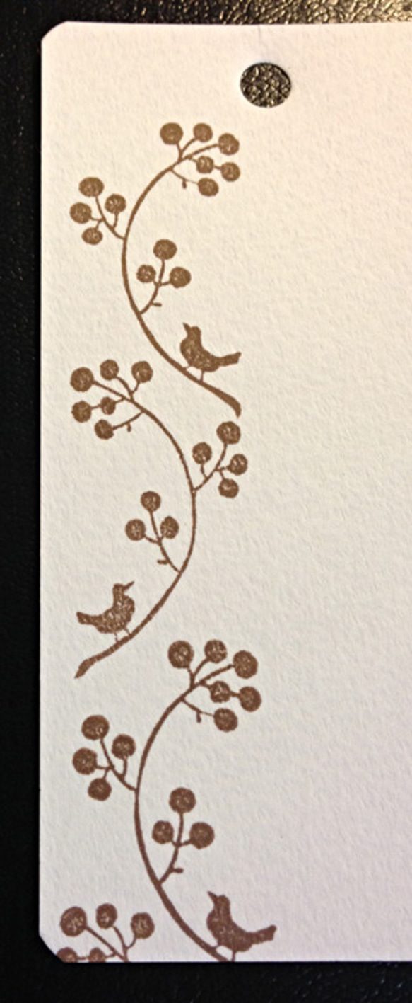 木の実と小鳥のはんこ　2個セット 3枚目の画像
