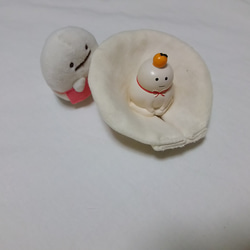 お花畑とパンダくんヾ(^^ ) 6重ガーゼ×コットン生地 パッチ