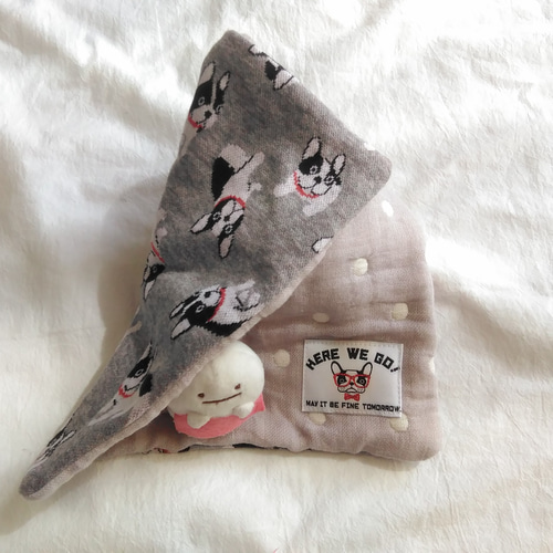 むにむにフレンチブルドッグくん( ¯꒳¯ )b ジャカードニット×6重