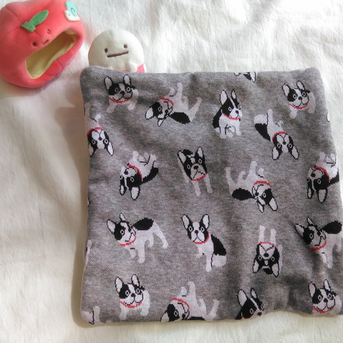 むにむにフレンチブルドッグくん( ¯꒳¯ )b ジャカードニット×6重