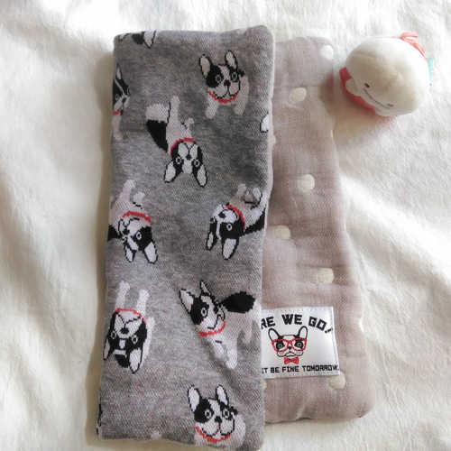 むにむにフレンチブルドッグくん( ¯꒳¯ )b ジャカードニット×6重