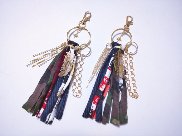 アメカジバッグチャーム キーリング yoriri 通販 11815707｜Creema