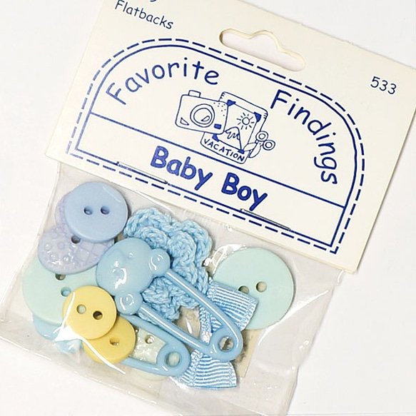 【USAボタン】Baby Boy【ff0533】 7枚目の画像