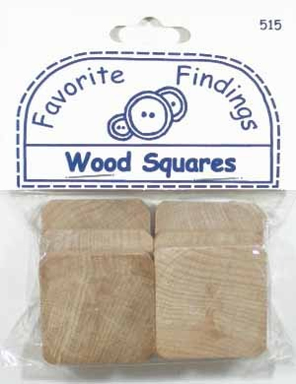 【USAボタン】Wood Squares【ff0515】 6枚目の画像