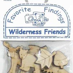 【USAボタン】Wilderness Friends【ff0803】 5枚目の画像