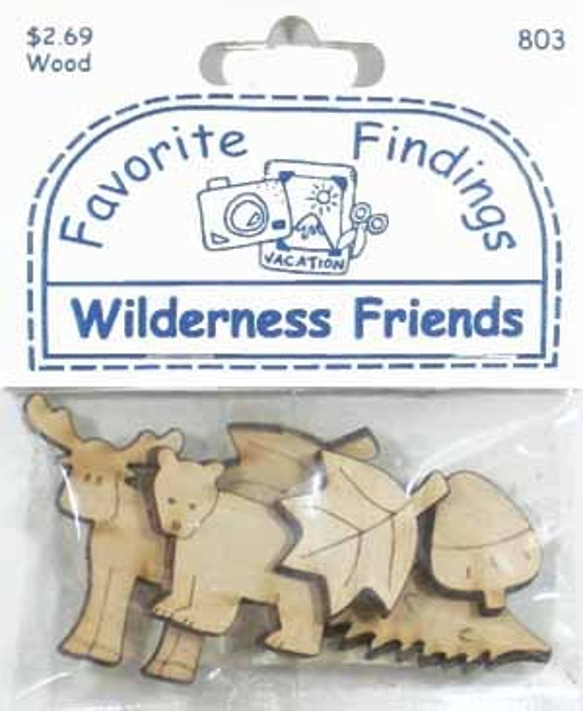 【USAボタン】Wilderness Friends【ff0803】 5枚目の画像