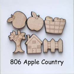 【USAボタン】Apple Country【ff0806】 1枚目の画像