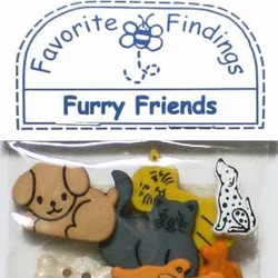 【USAボタン】Furry Friends【ff0166】 6枚目の画像