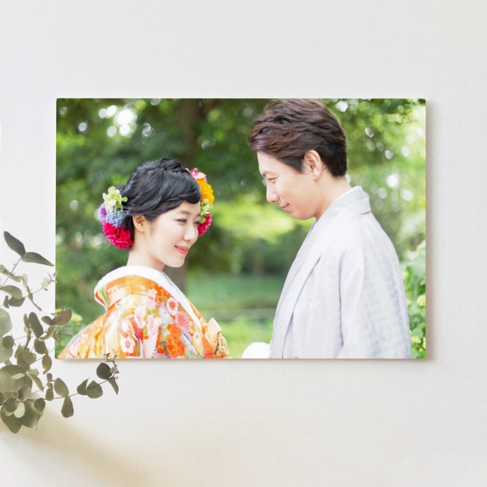 ウェディングキャンバスフォトパネル A2（ウェルカムボード印刷） 6,396円