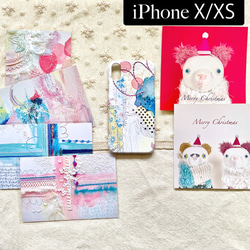 【SALE!サンプル品1点限り】新品同様・iPhoneX/XSスマホケースとカードセット＊ 1枚目の画像