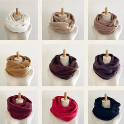♡ 從 9 種顏色中選擇 ♡ 蓬鬆的羊毛圍巾 ♡ 長雙纏繞型 第1張的照片