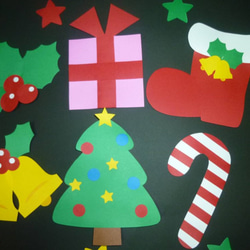 壁面飾り♪１２月／クリスマス♪ ツリー＆プレゼント＆ベル♪ 3枚目の画像